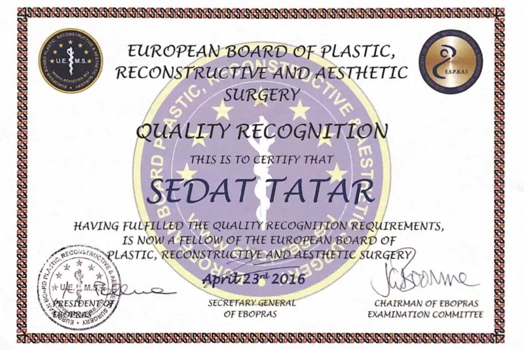 sedat tatar best aesthetic surgery in istanbul